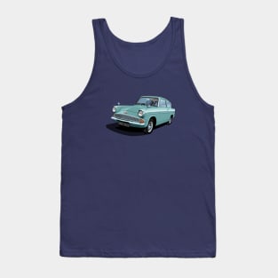 Ford Anglia in seafoam blue Tank Top